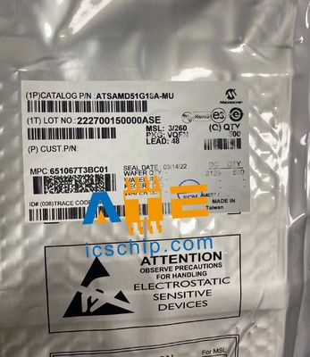 Microchip MCU IC do microcontrolador de ATSAML10D16A-MU ATSAML10D16